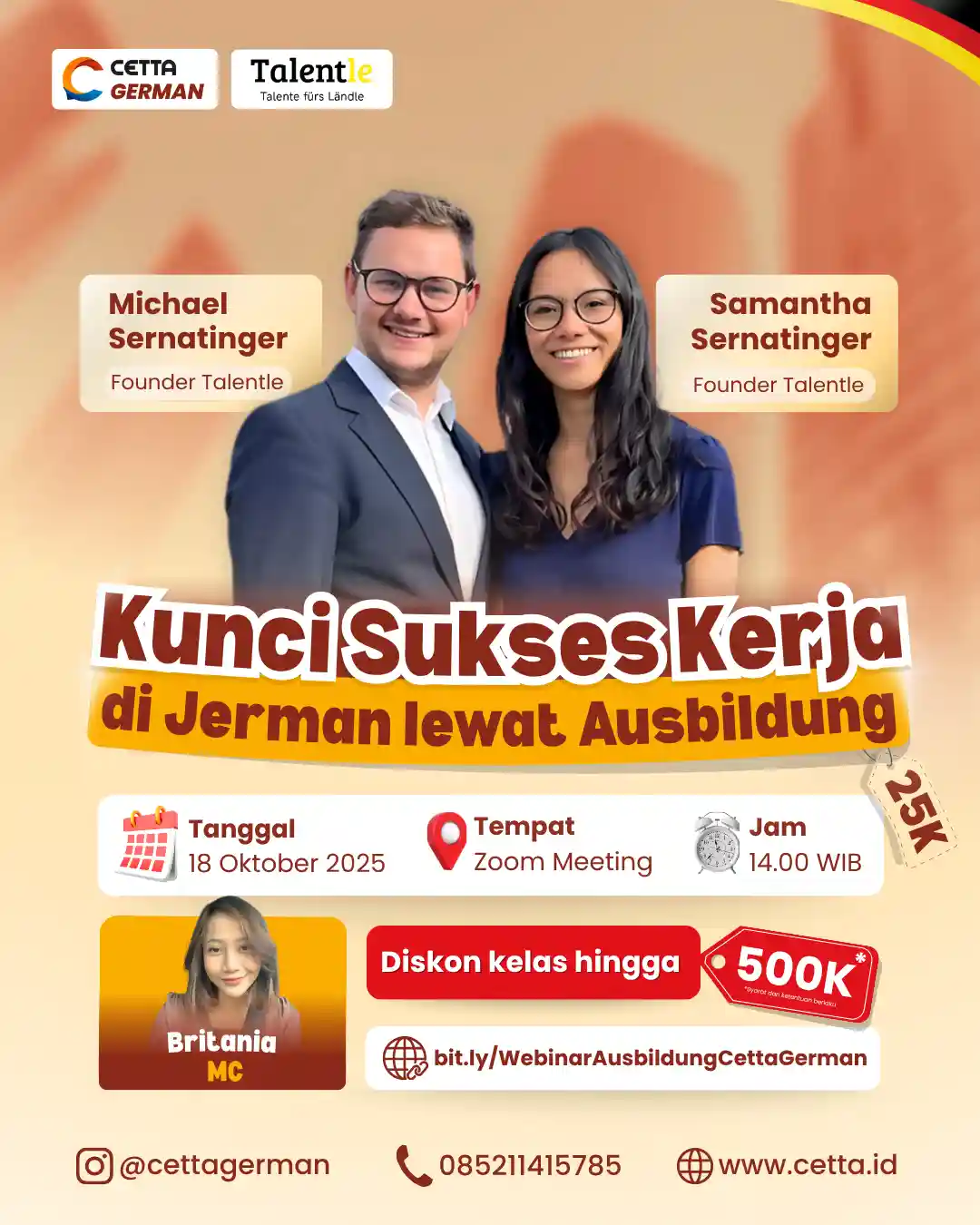 Webinar Ausbildung by Cetta German