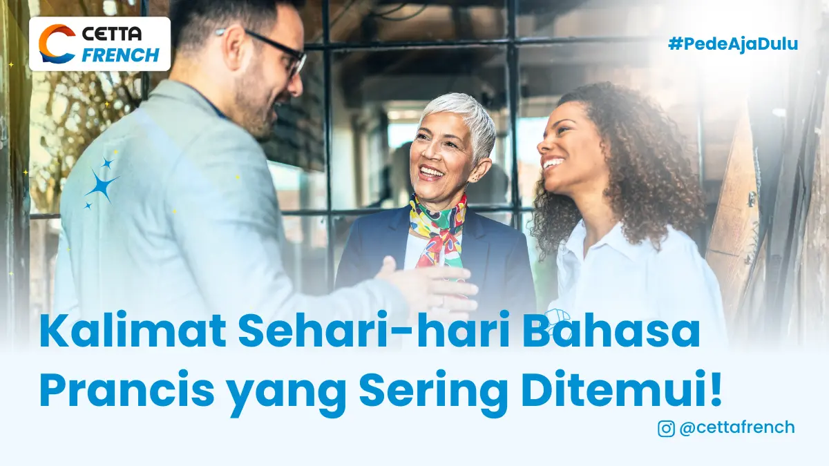 sekumpulan orang sedang mengobrol, ada dua perempuan dan satu lelaki