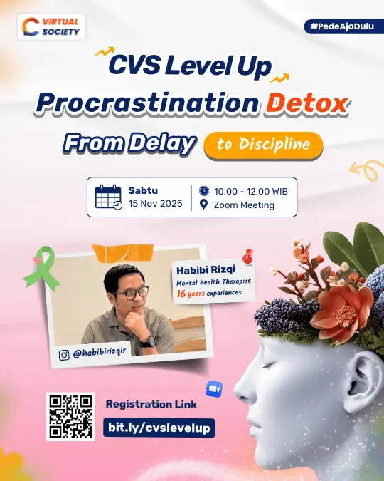 Event Cetta Virtual Society Level Up Procrastination Detox