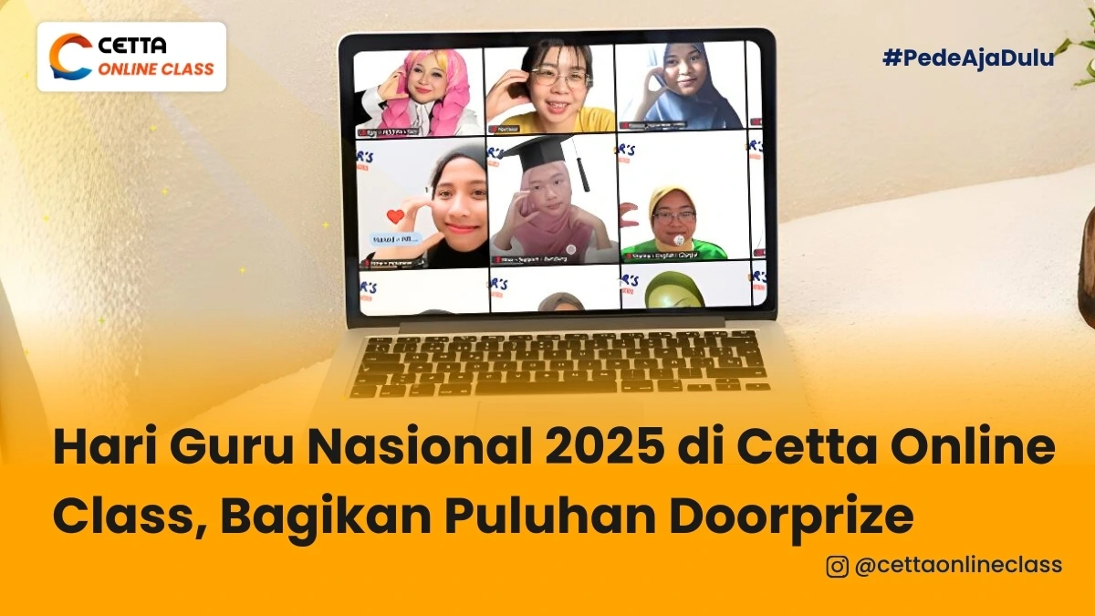 potret peserta acara Hari Guru Nasional 2025 di Cetta Online Class