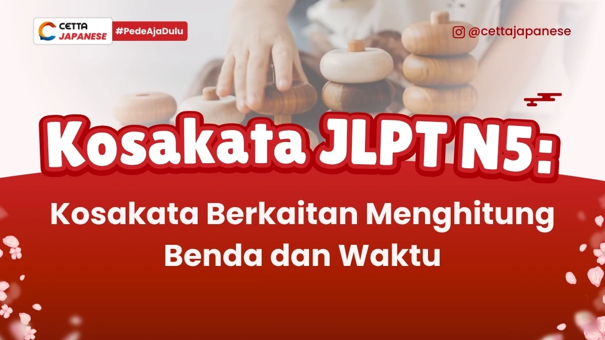 ilustrasi orang menghitung benda dan waktu dalam bahasa Jepang