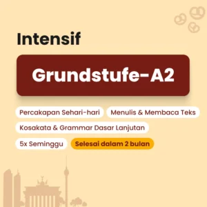 Kelas intensif bahasa Jerman dasar lanjutan by Cetta German