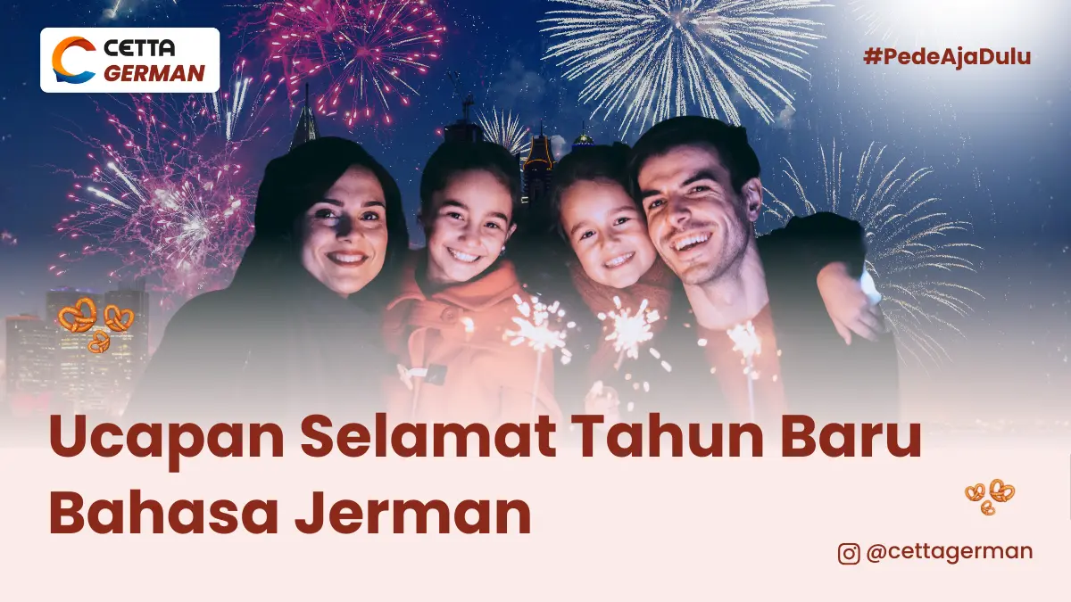 gambar keluarga yang sedang merayakan tahun baru, mereka memegang kembang api di tangannya