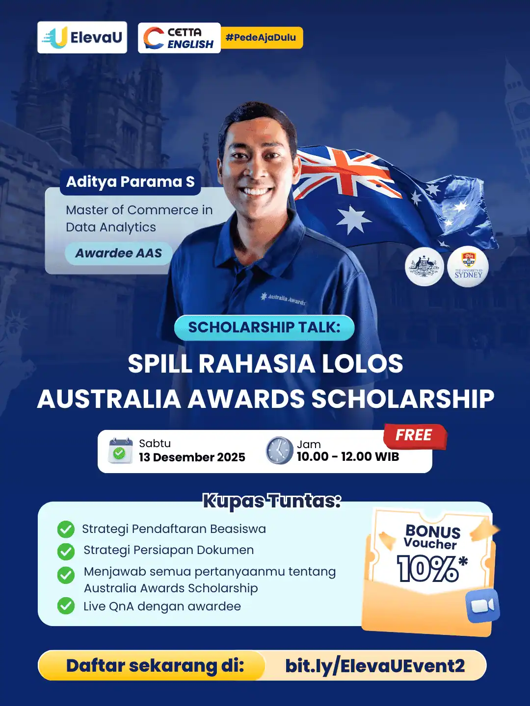 Webinar Persiapan Australia Award Scholarship