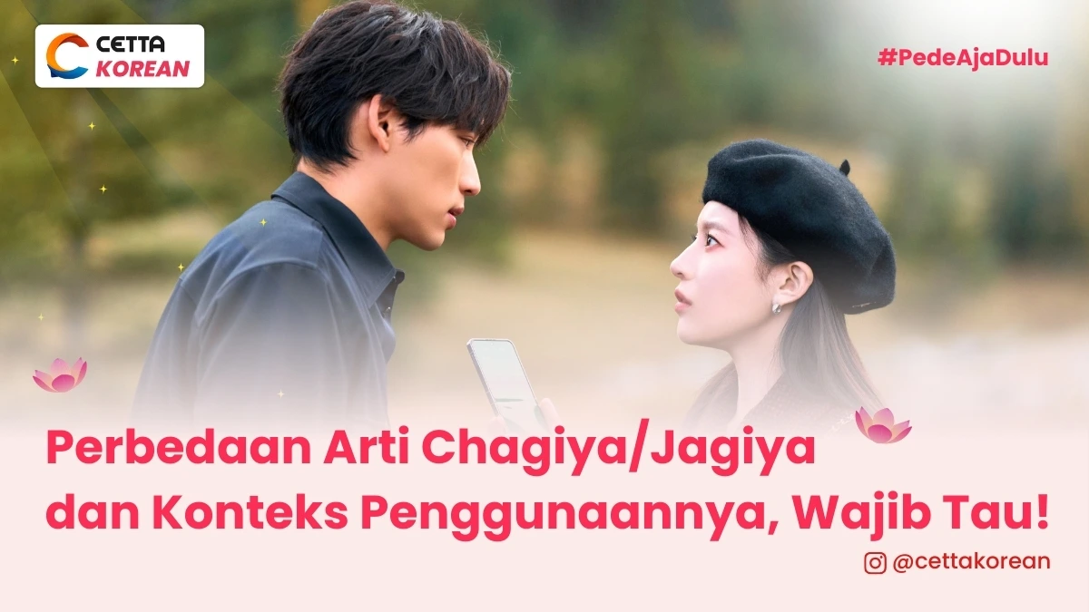 ilustrasi Go Youn Jung dan Sota Fukushi saat memanggil chagiya/ jagiya