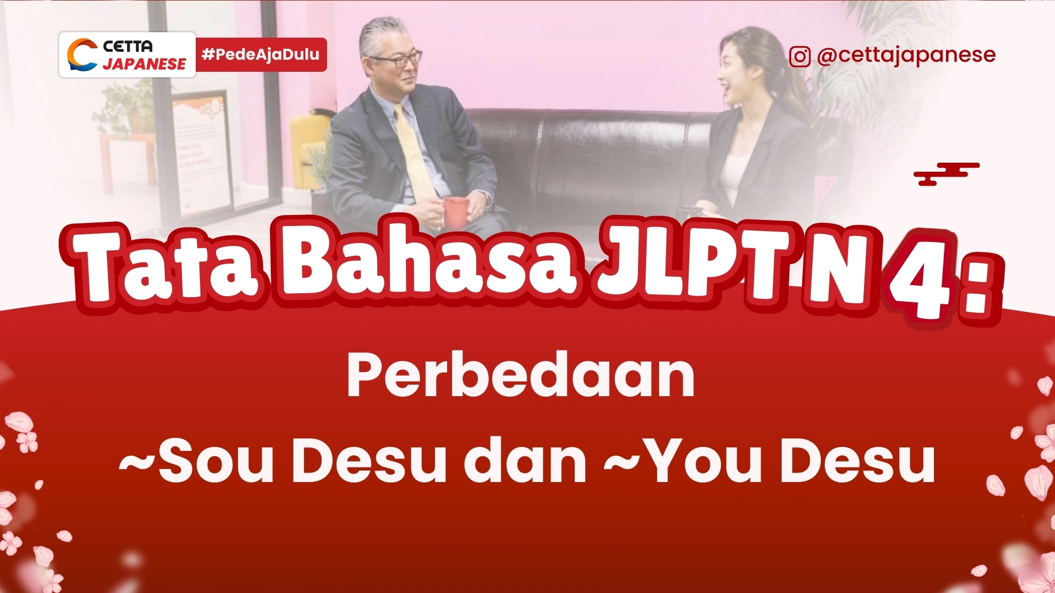 Dua orang pebisnis jepang yang sedang berdiskusi