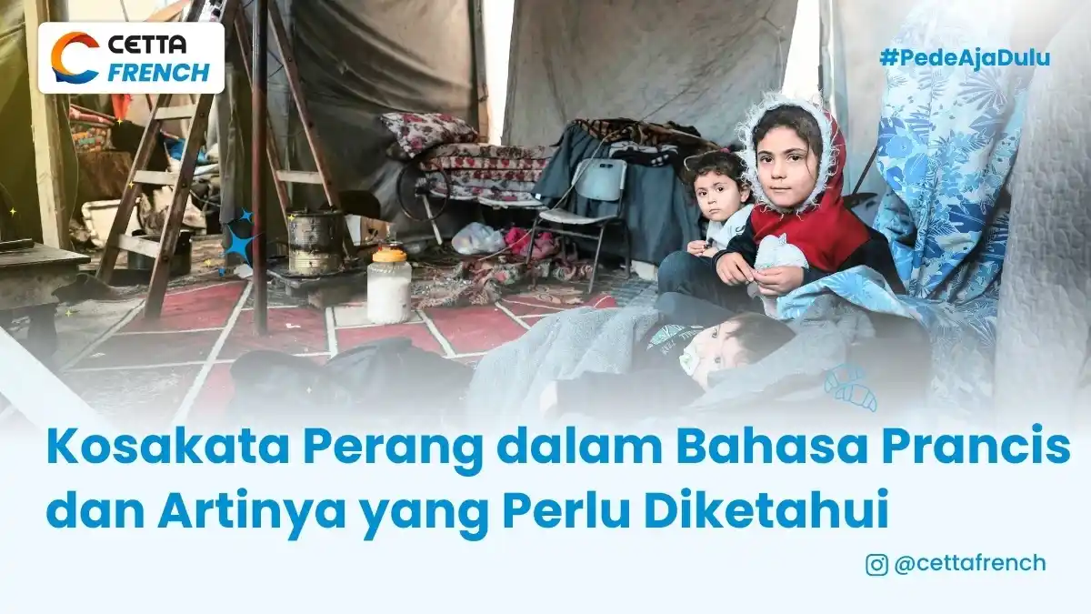 ilstrasi dampak perang dalam bahasa Prancis