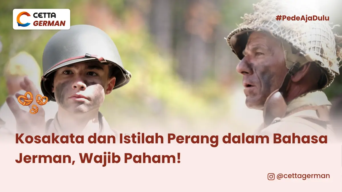 dua orang tentara terlihat seperti di medan perang