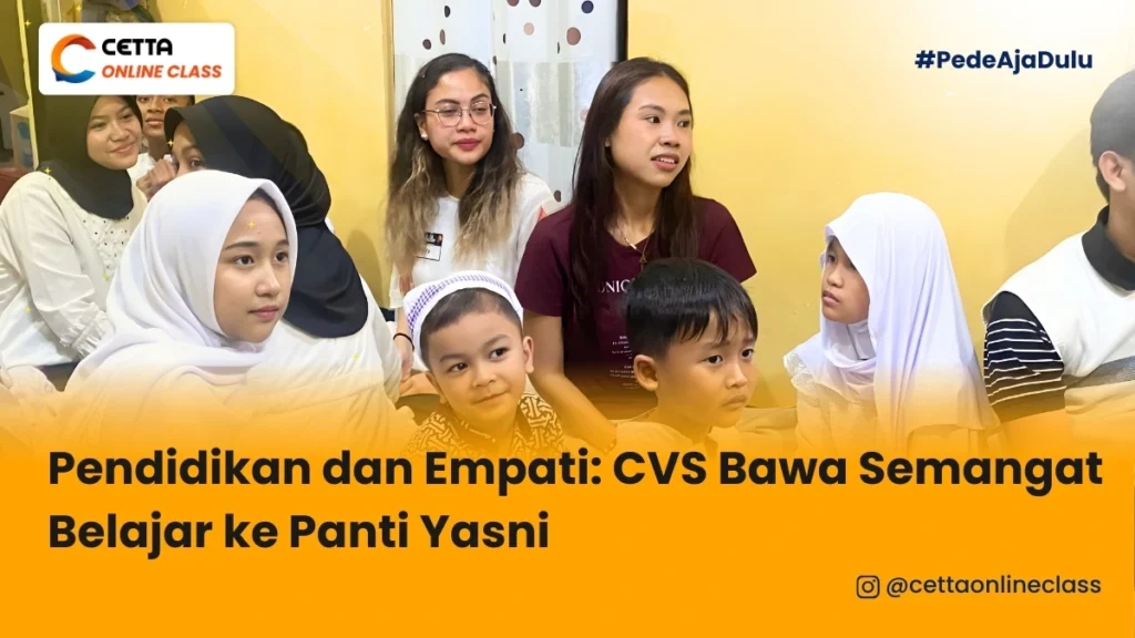 Relawan CVS buka bersama anak panti Yasni di Pasar Minggu