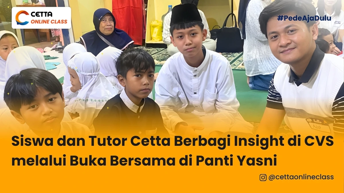 Relawan CVS buka bersama anak panti Yasni di Pasar Minggu