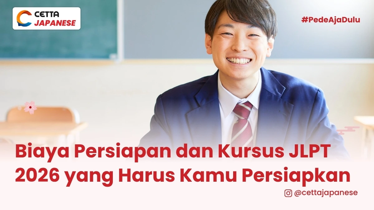 ilustrasi siswa yang memperhitungkan biaya persiapan dan kursus JLPT