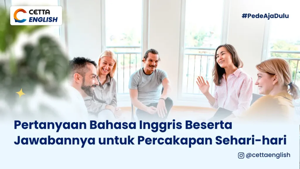 sekumpulan orang terlihat sedang mengobrol atau berbincang bersama