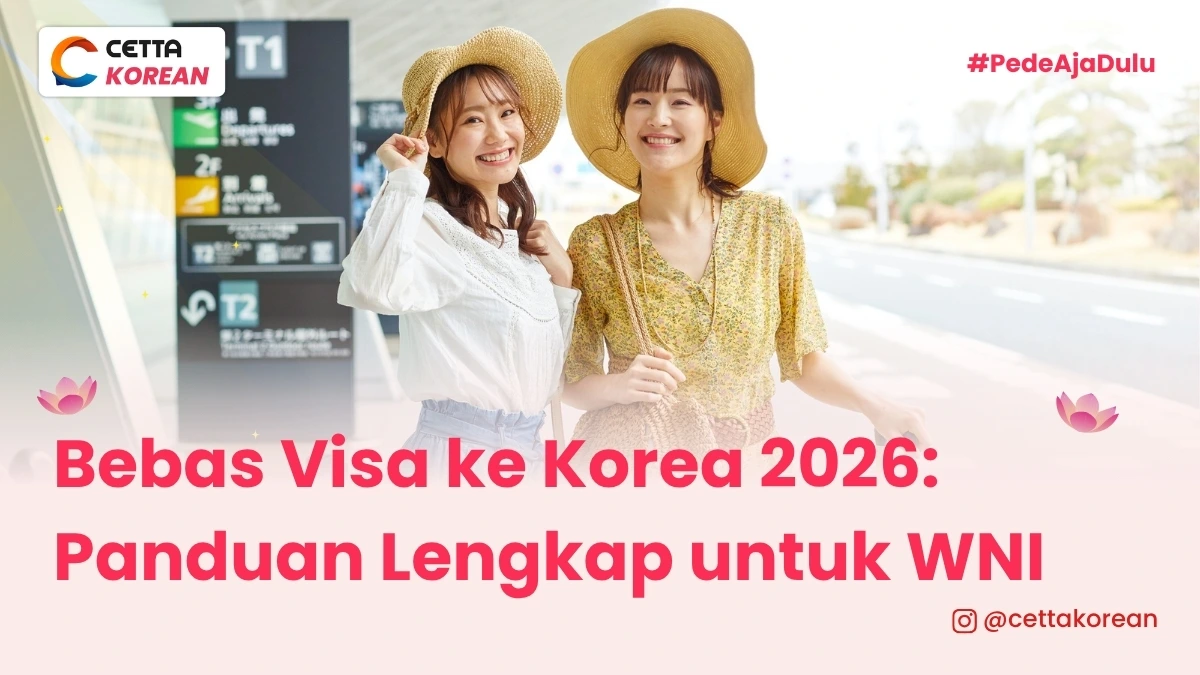iluatrasi dua sahabat yang telah mengurus visa ke Korea untuk liburan