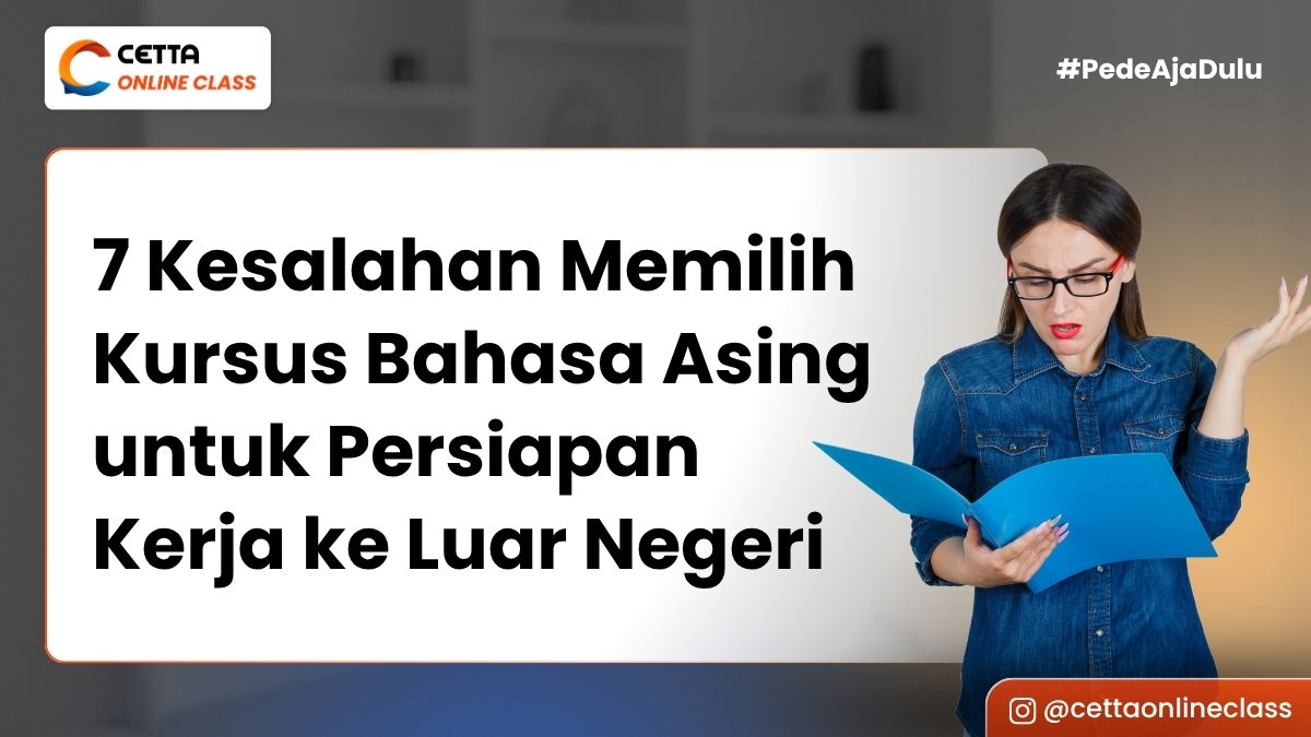 cover kesalahan memilih kursus bahasa asing