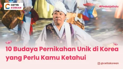 ilustrasi budaya pernikahan unik di Korea.