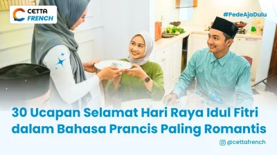 ilustrasi keluarg yang merayakan Hari Raya Idul Fitri
