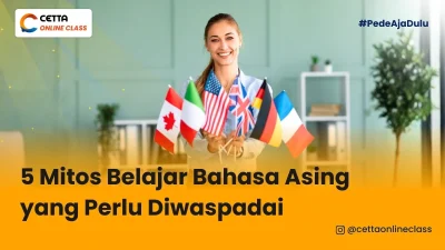 ilustrasi orang yang akan belajar bahasa asing