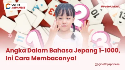 ilustrasi anak yang belajar angka dalam bahasa Jepang