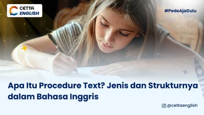 ilustrasi seorang anak yang belajar tentang apa itu procedure text