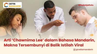 ilustrasi seseorang yang menggunakan kalimat Chawnima Lee dalam bahasa Mnadarin