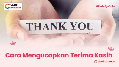 tangah menengadah terbuka dan ada tulisan thank you.