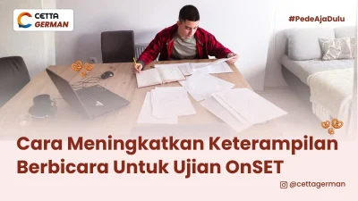 ilustrasi orang yang tengah meningkatkan keterampilan berbicara untuk OnSET