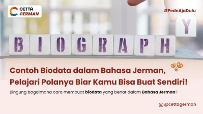 gambar tangan sedang menyusun susunan dadu bertuliskan biography atau biodata