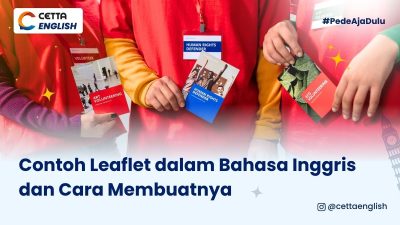 Contoh Leaflet dalam Bahasa Inggris