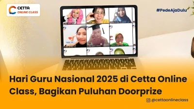 potret peserta acara Hari Guru Nasional 2025 di Cetta Online Class