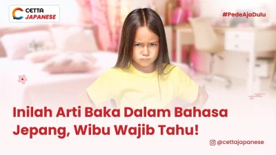 ilustrasi anak yang marah ketika dipanggil baka dalam bahasa Jepang