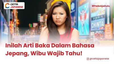 seorang wanita ekspresi menggerutu dengan latar belakang destinasi wisata populer di jepang yaitu dontobori, osaka