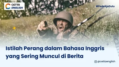 ilustrasi orang yang tengah berperang yang bisa dijelaskan dalam kosakata dalam bahasa Inggris