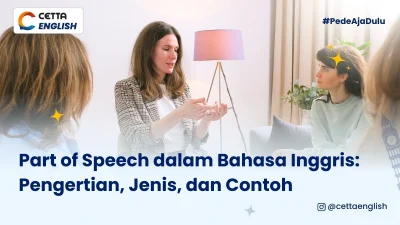peserta ielts sedang belajar part of speech dalam bahasa inggris