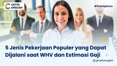 jenis pekerjaan yang populer untuk WHV