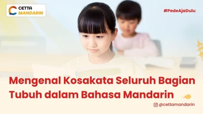 mempelajari kosakata bagian tubuh dalam bahasa Mandarin untuk meningkatkan kemampuan bahasa Mandarin