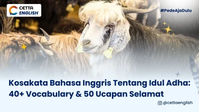 Seekor kambing yang dikorbankan dalam perayaan idul adha