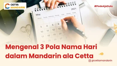menulis di kalendar