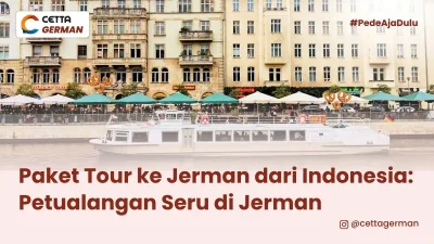 ilustrasi tour ke Jerman dengan kapal