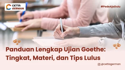 panduan lengkap ujian goethe