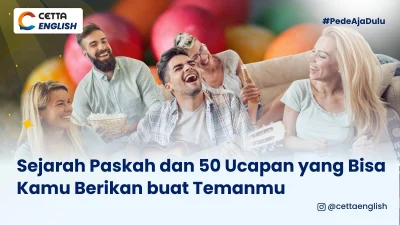 Sekelompok teman sedang merayakan hari paskah