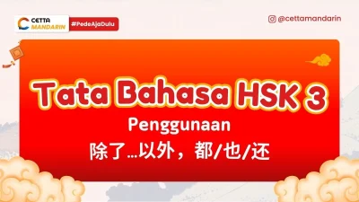 Tata Bahasa Mandarin tentang chule yiwai