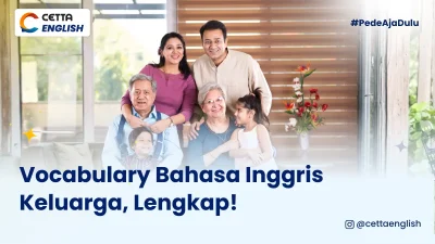 foto sebuah keluarga besar lengkap dari kakek nenek, ayah ibu, hingga dua anak.
